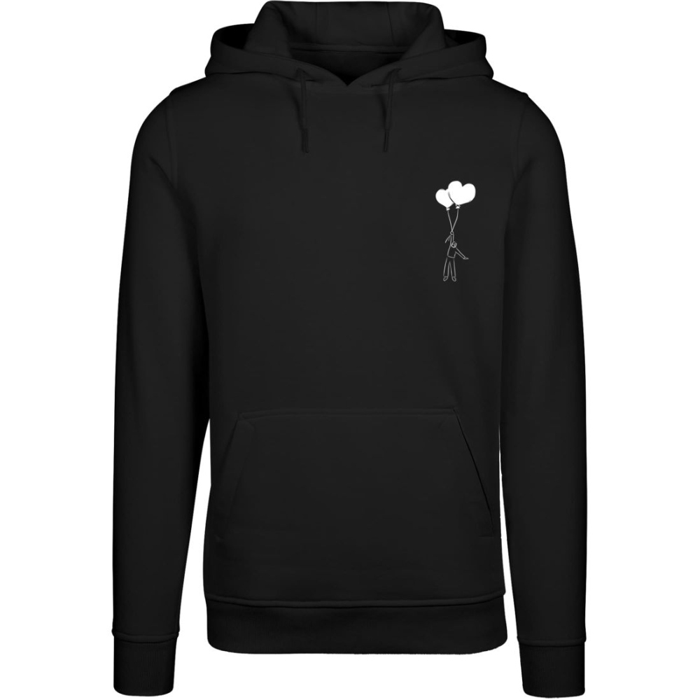 Merchcode - Love In The Air Fitted Heavy Sweat à capuche - Noir
